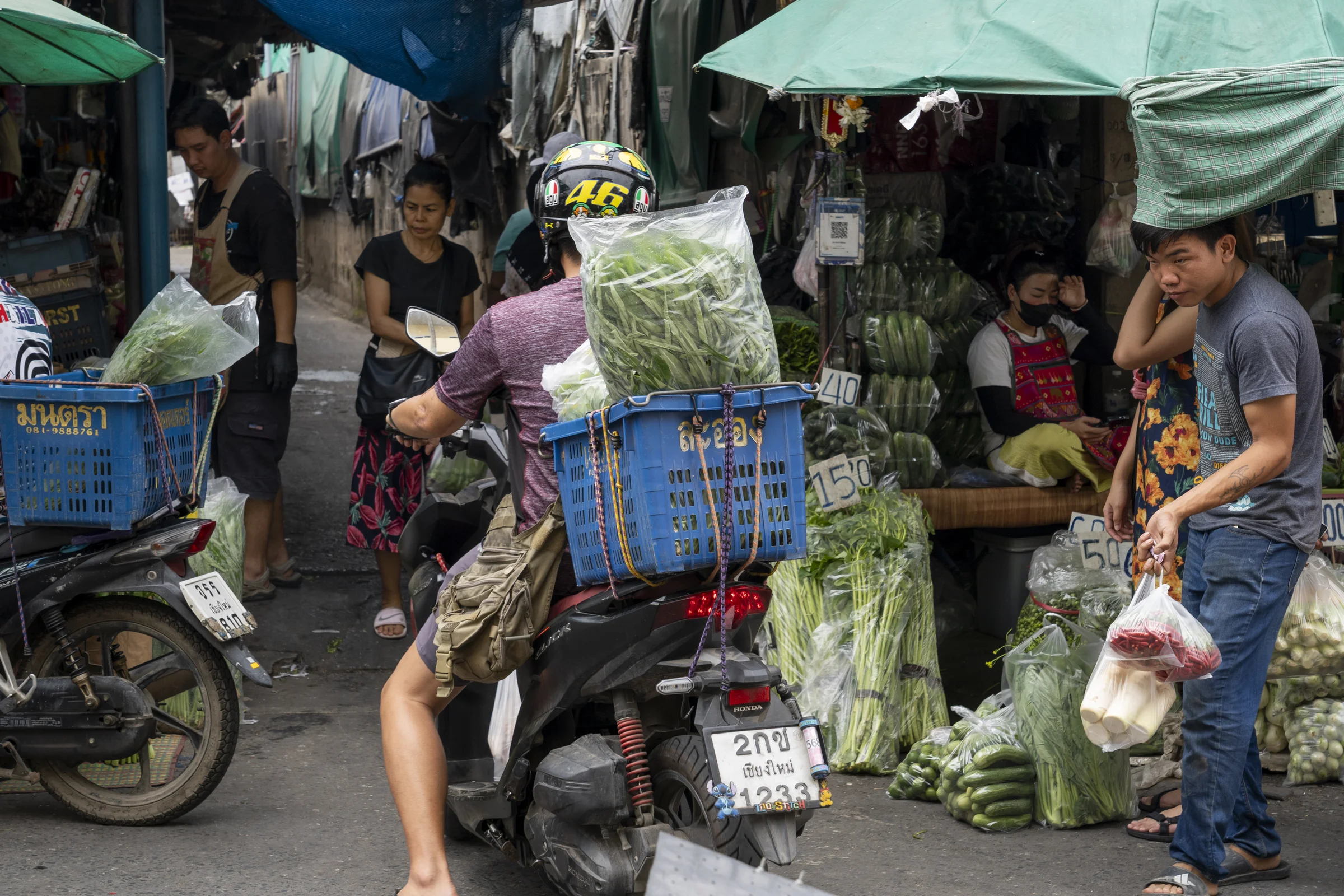 Thailand — mercato notturno Chiang Mai